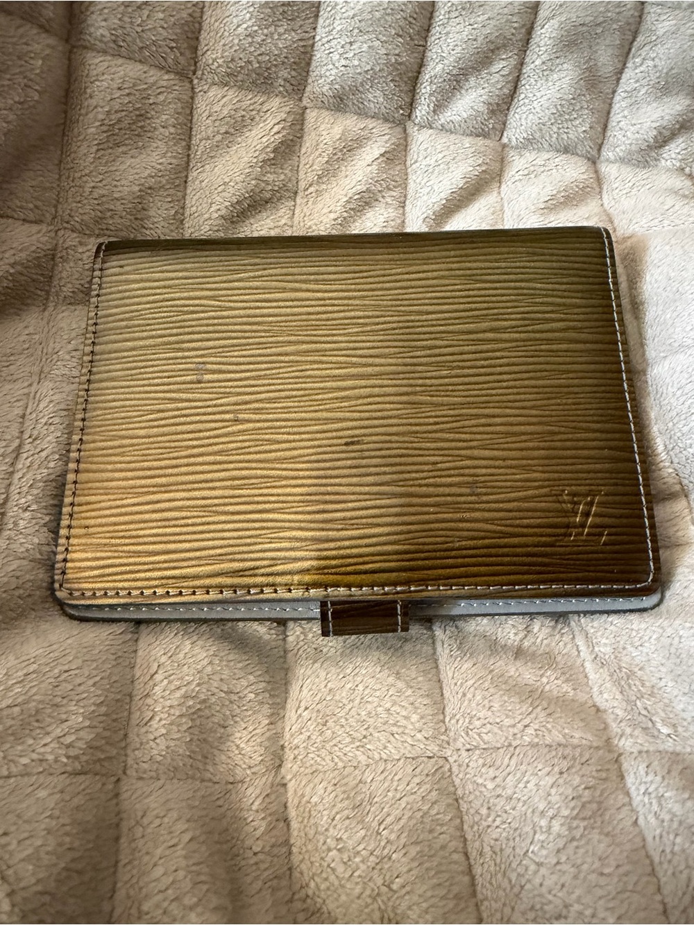 Louis Vuitton Vernis Epi Leather Agenda Cover in Unique Color. Date Code: CA0050